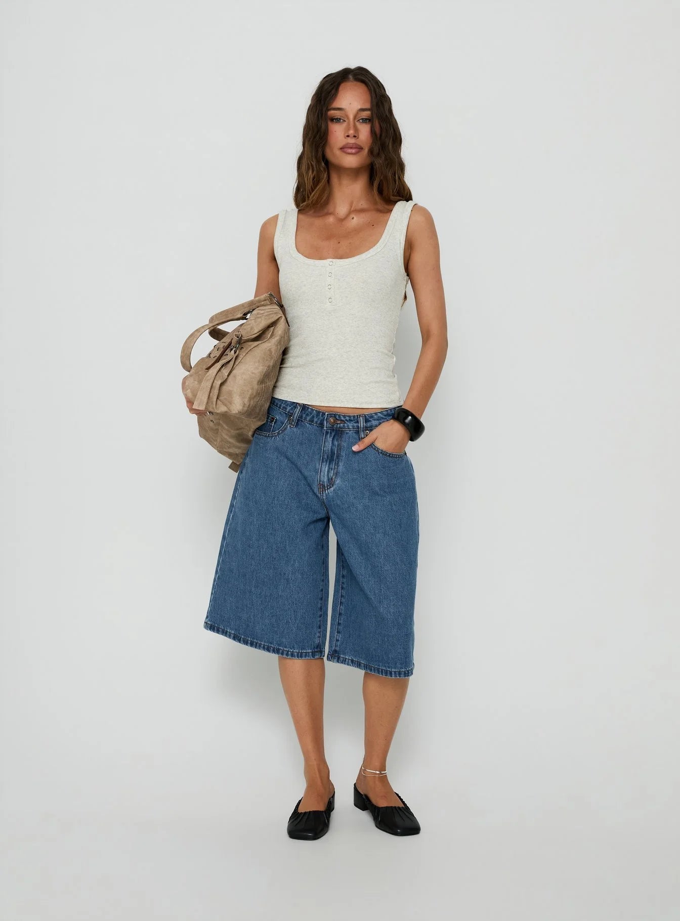 Colombia - Low Rise Jort Denim Blue