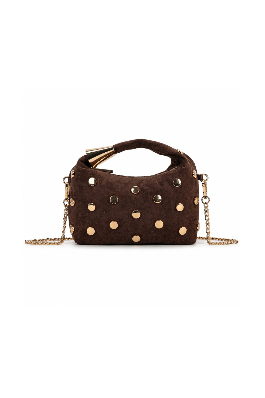 Milano studs taske ★ brun