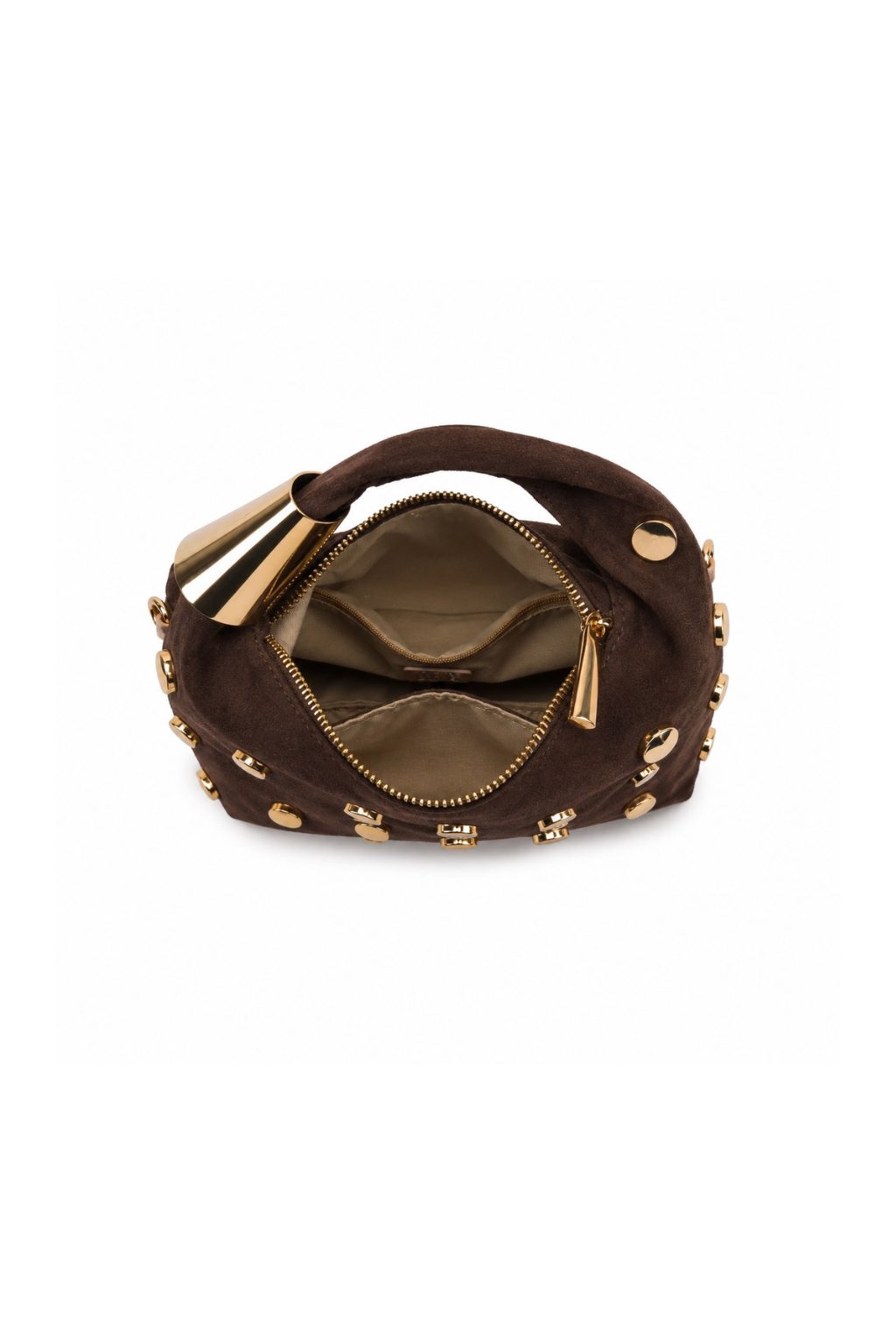 Milano studs taske ★ brun