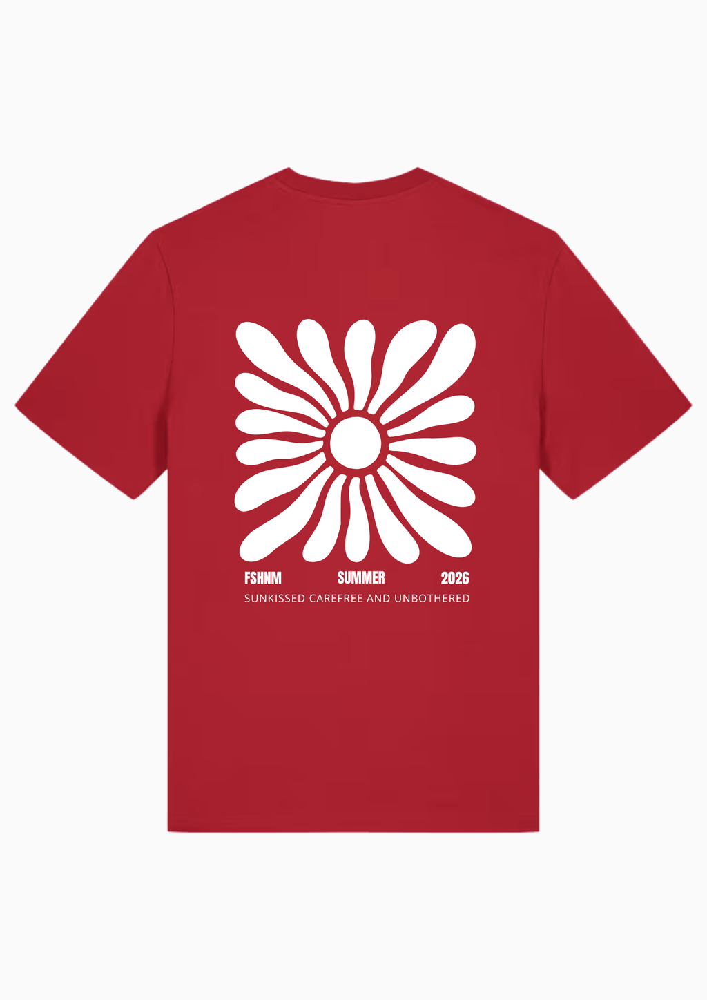 Sunflare bloom tee ★ rød