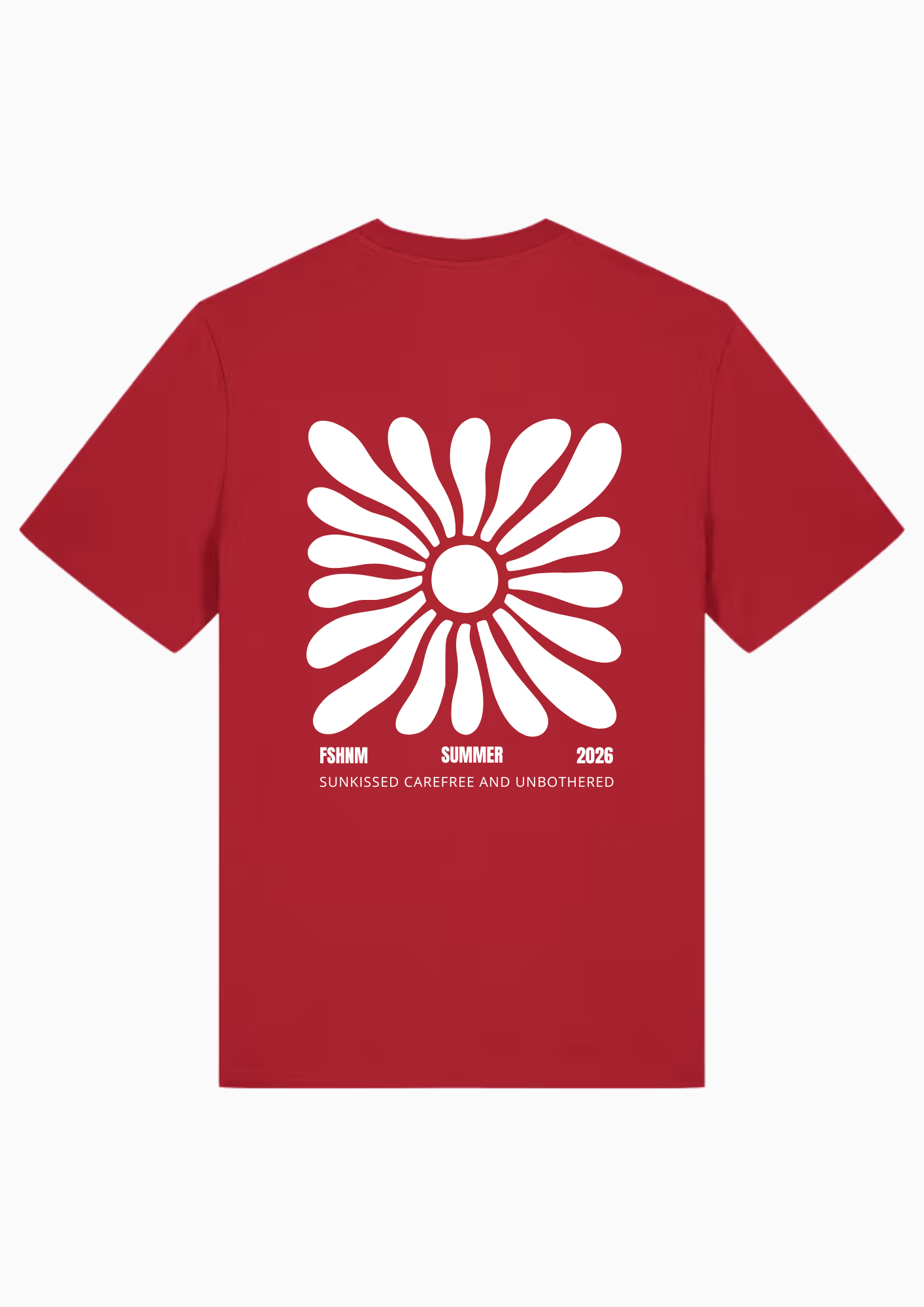 Sunflare bloom tee ★ rød