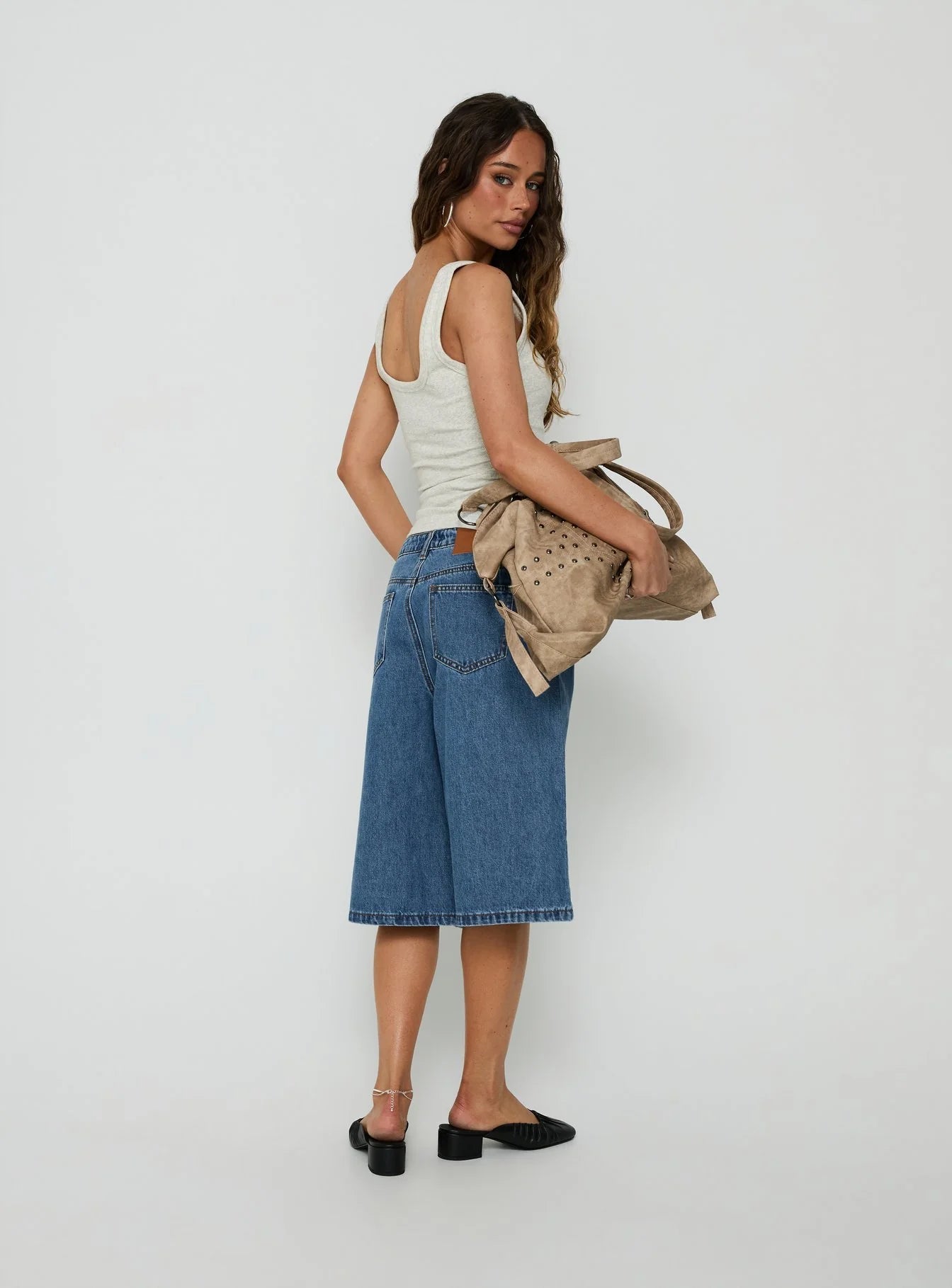 Colombia - Low Rise Jort Denim Blue