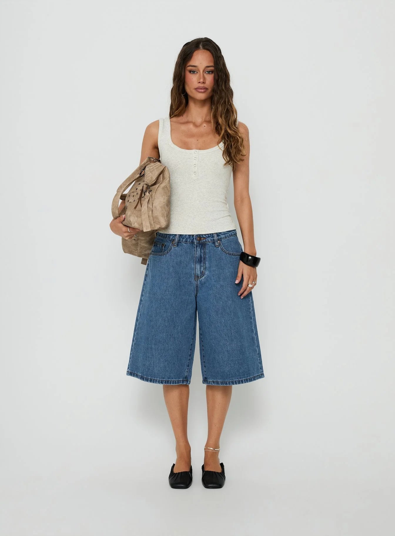 Colombia - Low Rise Jort Denim Blue