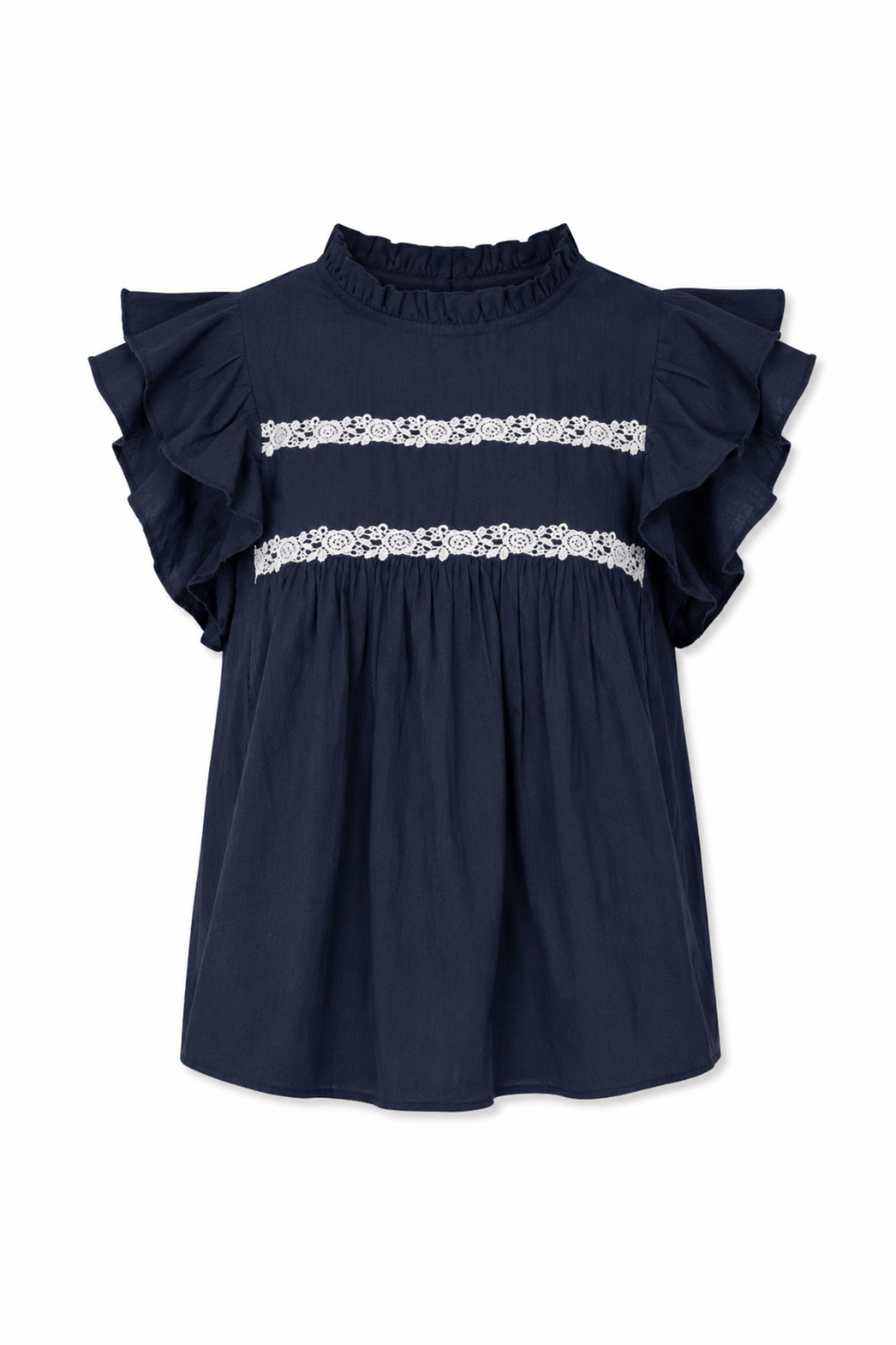 Himmelsk bluse ★ marineblå