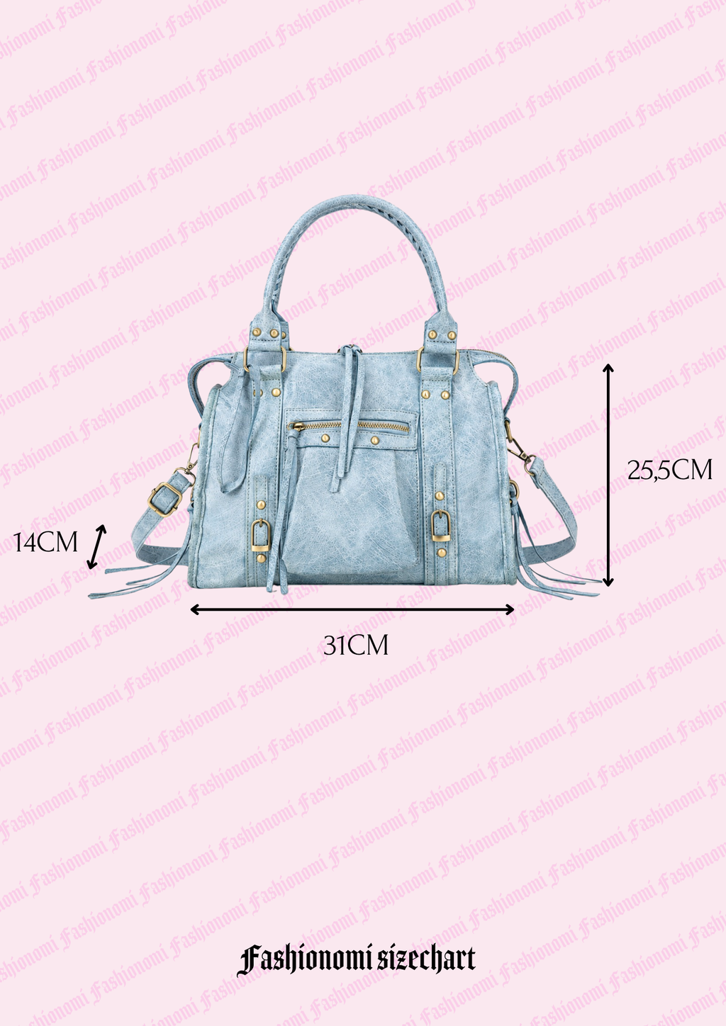 City bag ★ lyseblå