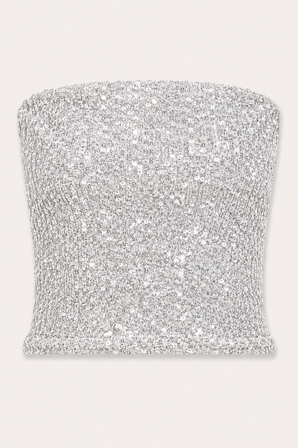 Sparkle tube top ★ sølv