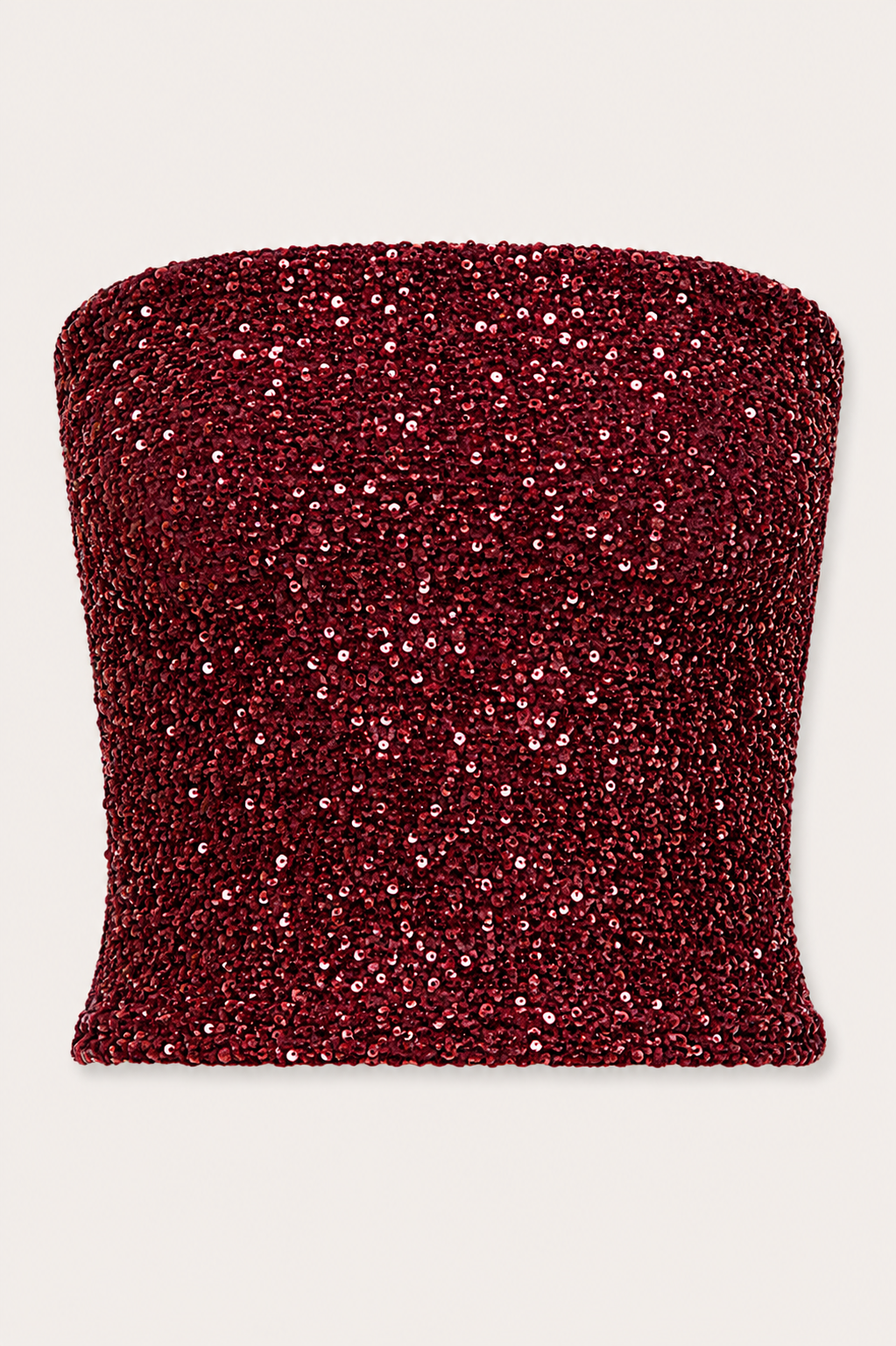 Sparkle tube top ★ bordeaux