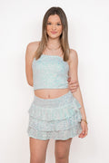 Sparkle skørt ★ mint