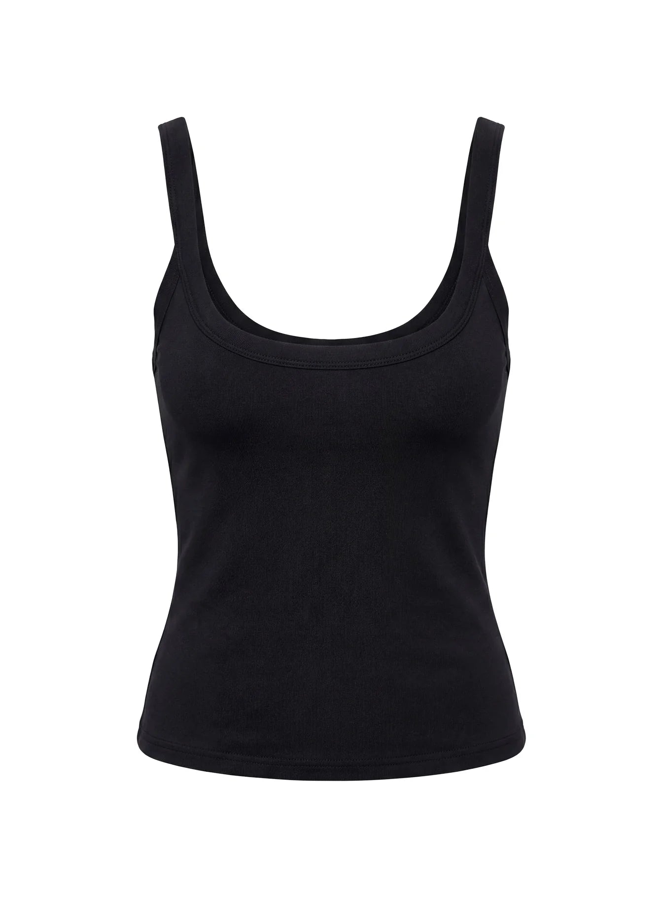 Viola - Longline Tank Top Black