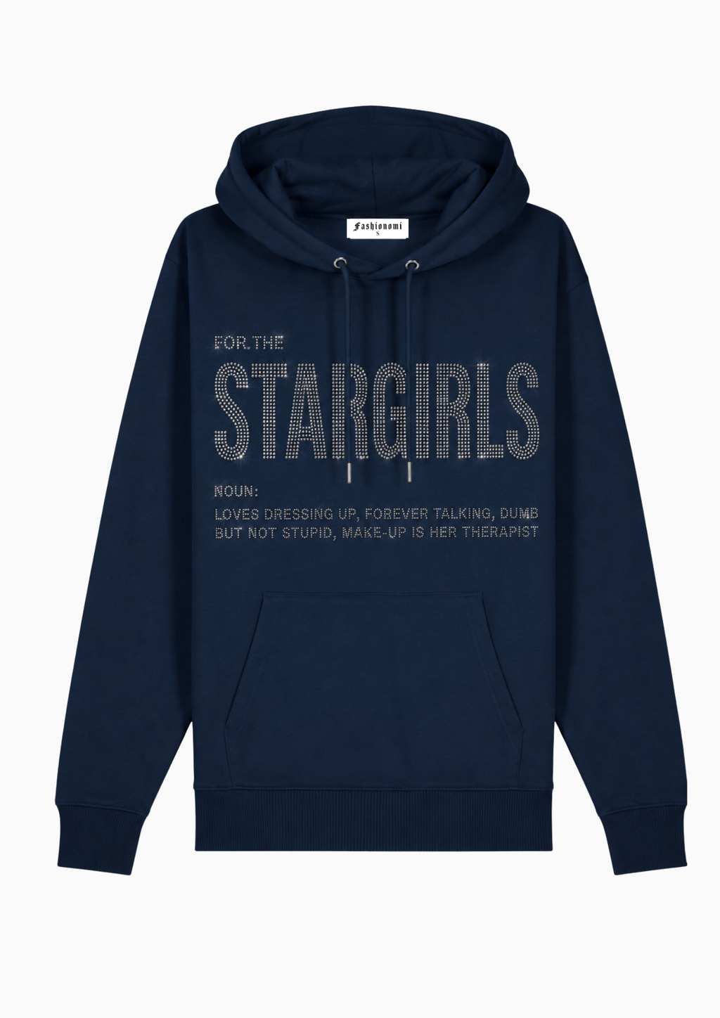 Til stargirls hættetrøje ★ french navy