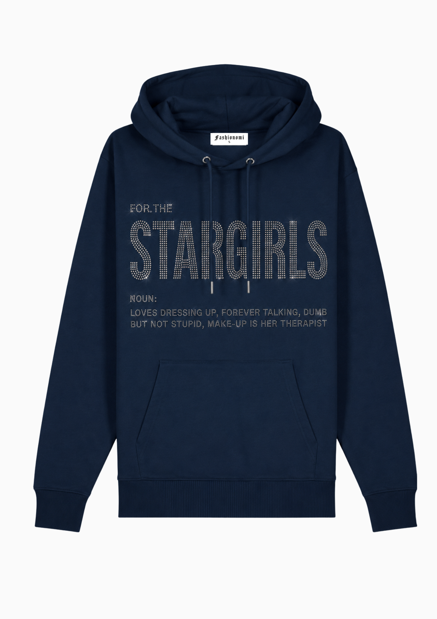 Til stargirls hættetrøje ★ french navy
