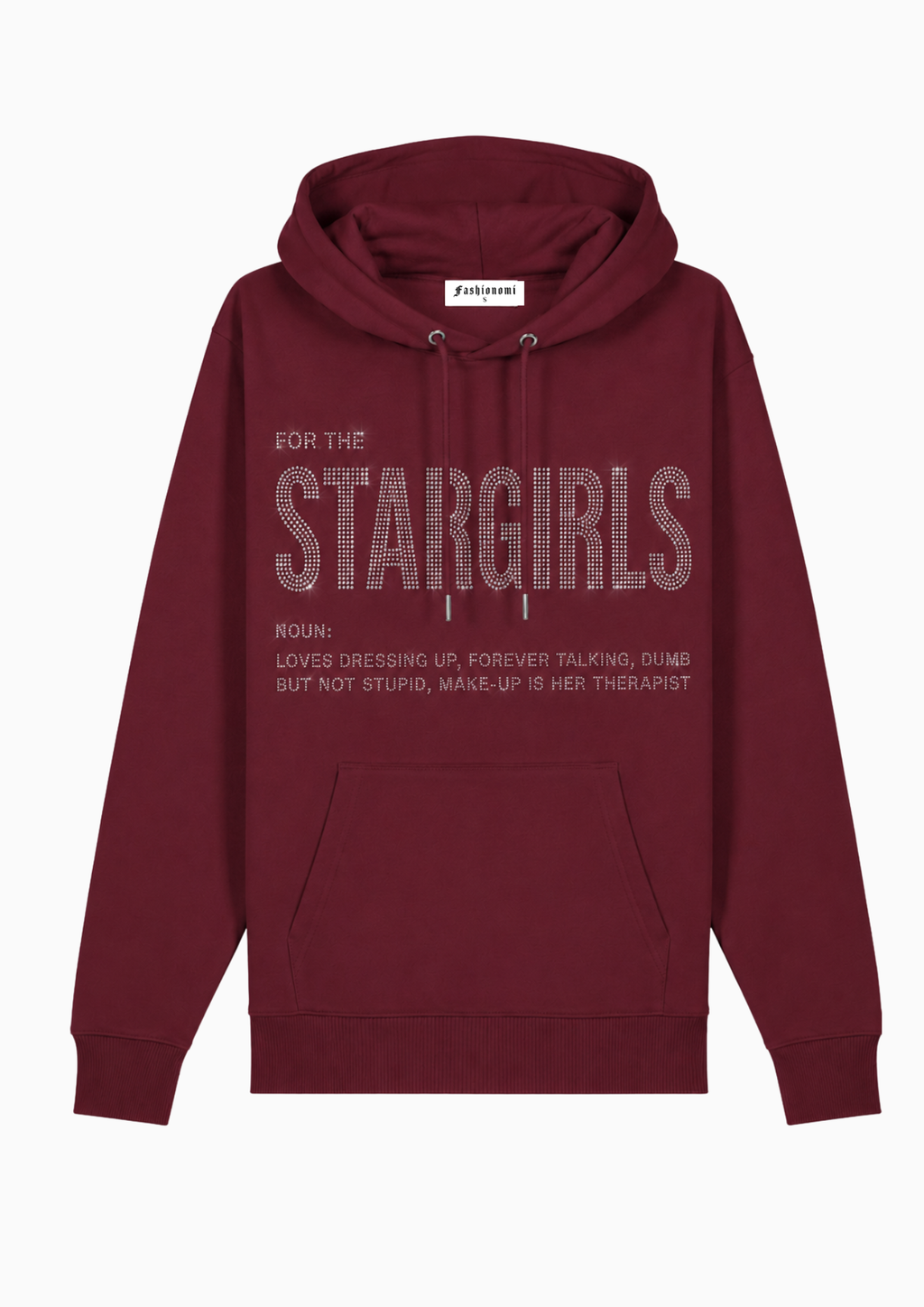 Til stargirls hættetrøjen ★ bordeaux