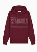 Til stargirls hættetrøjen ★ bordeaux
