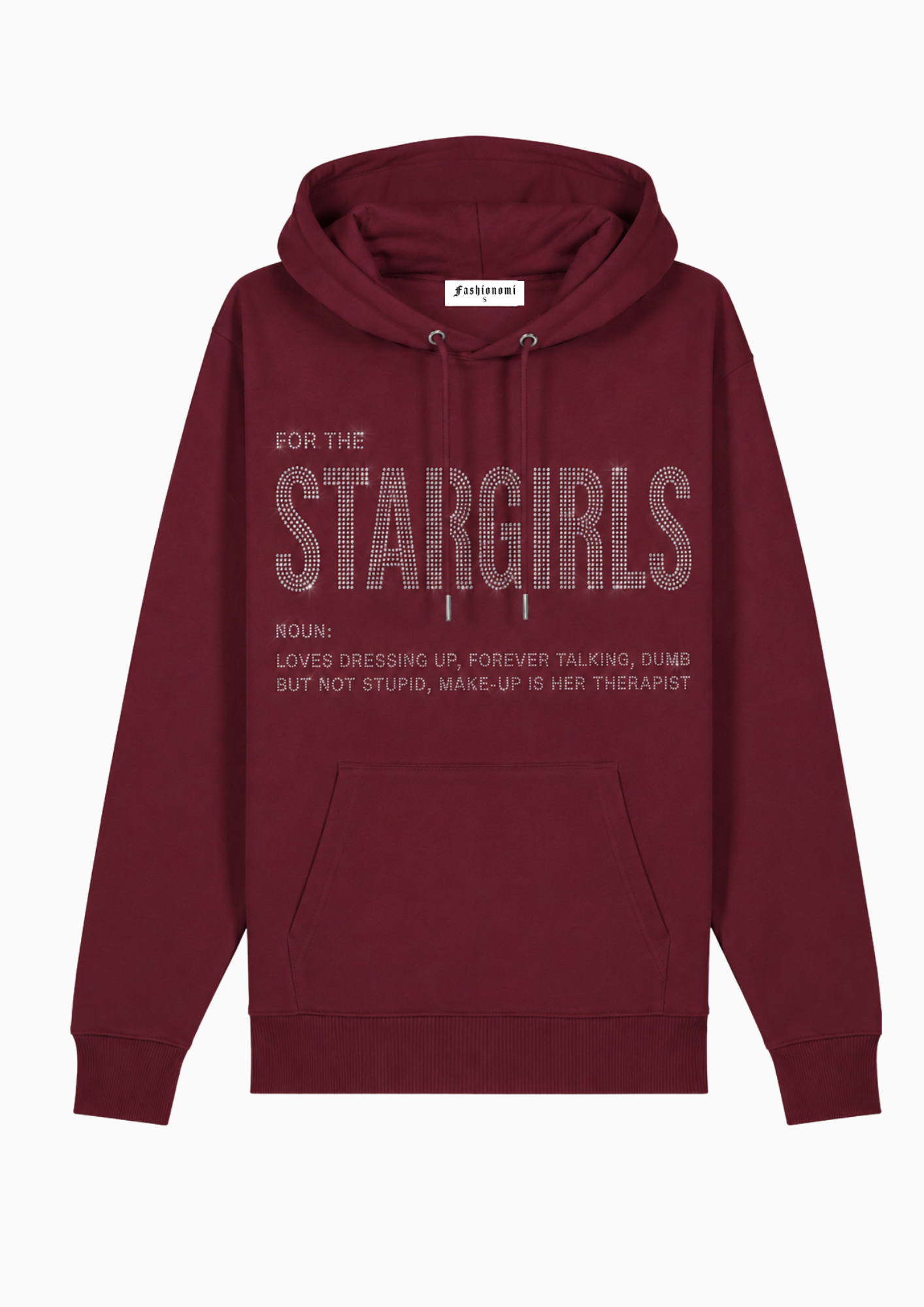 Til stargirls hættetrøjen ★ bordeaux