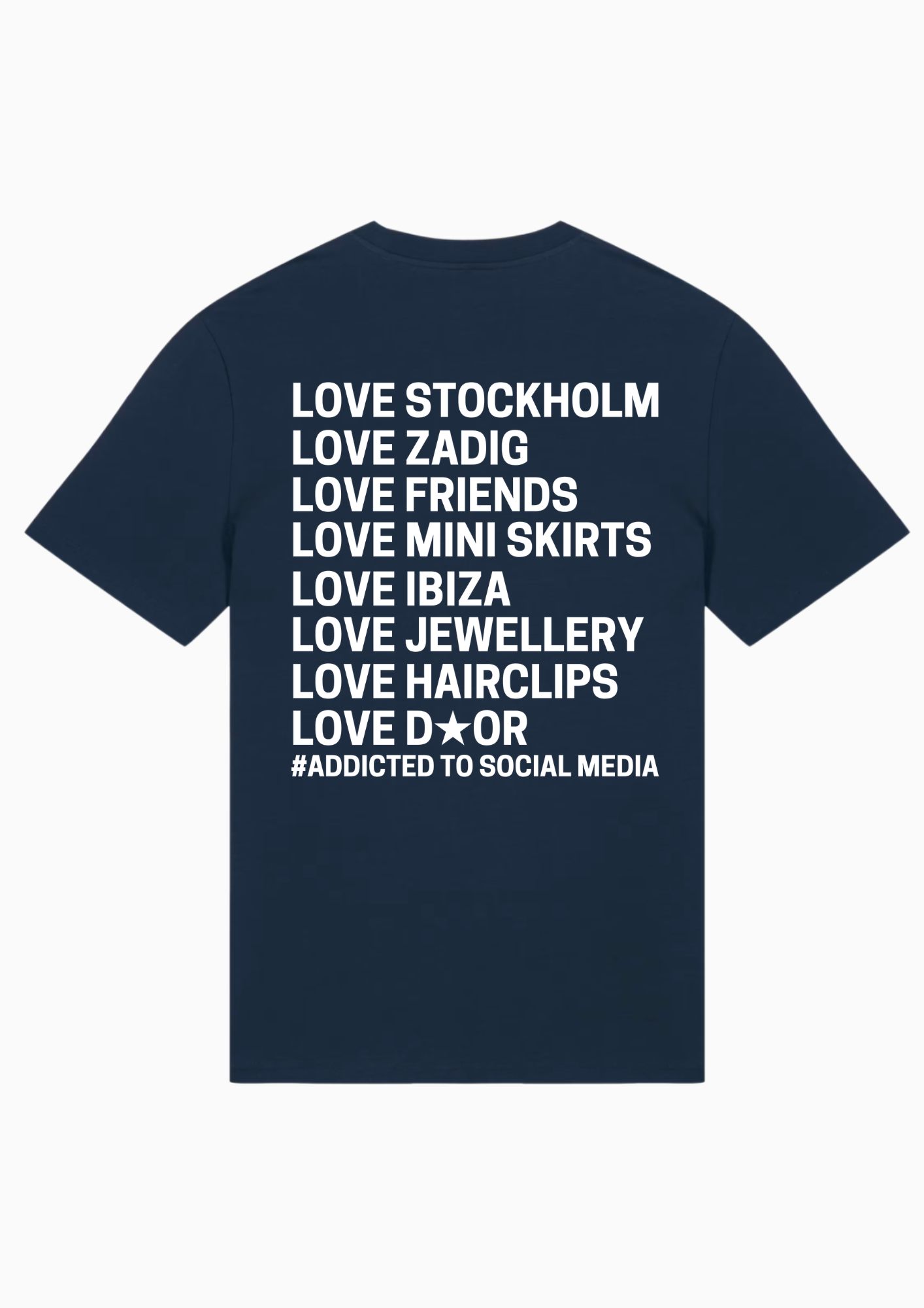Stockholm T-shirt ★ french navy