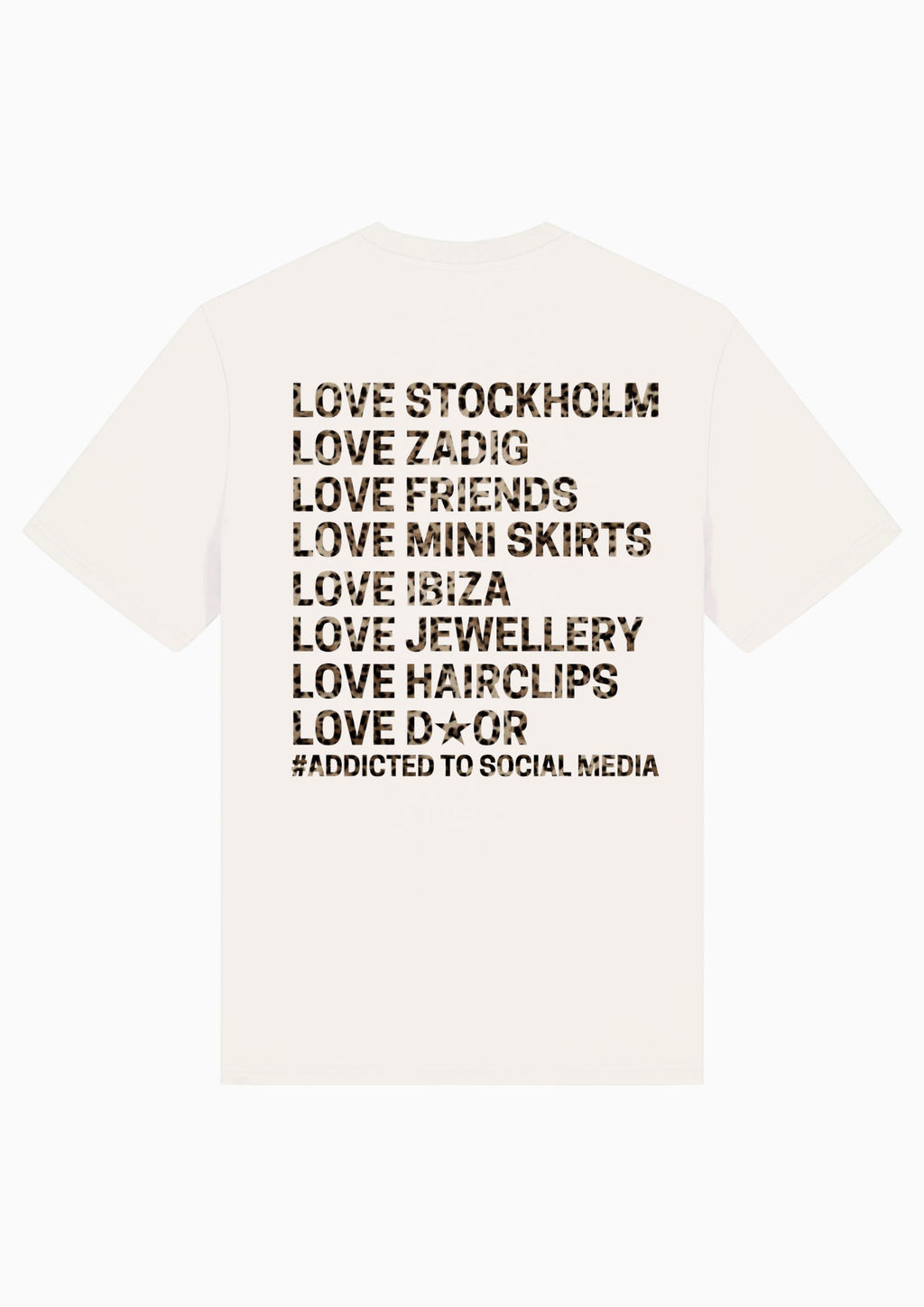 Stockholm T-shirt ★ leopard