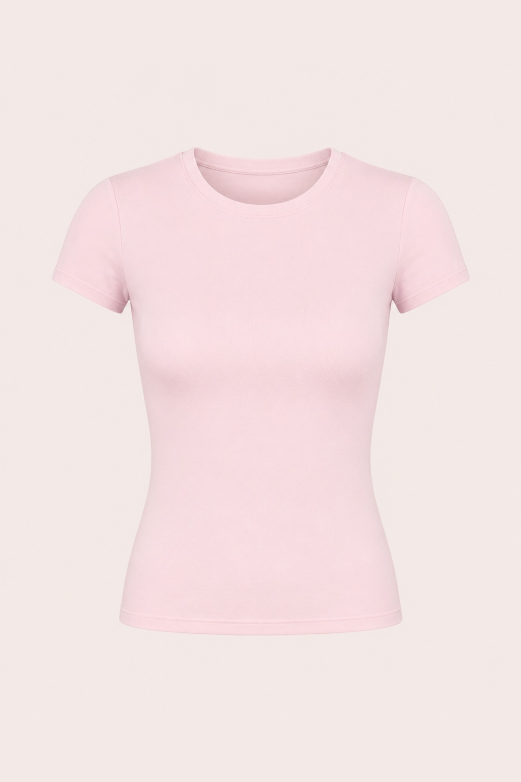 Basic T-shirt med korte ærmer ★ baby pink